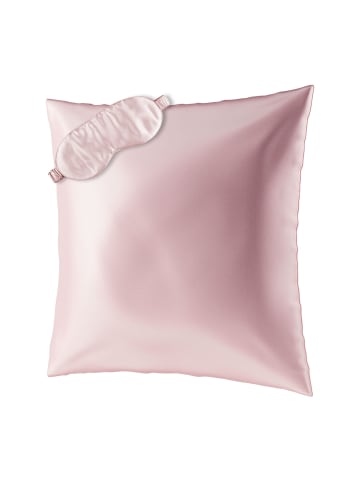 Ailoria BEAUTY SLEEP SET (80X80) Seidenkissenbezug + Maske in rosa