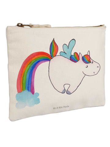 Mr. & Mrs. Panda Schminktasche Einhorn Fliegendes Pferd ohne Spruch in Weiß