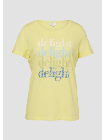 s.Oliver T-Shirt in 71D0_gelb