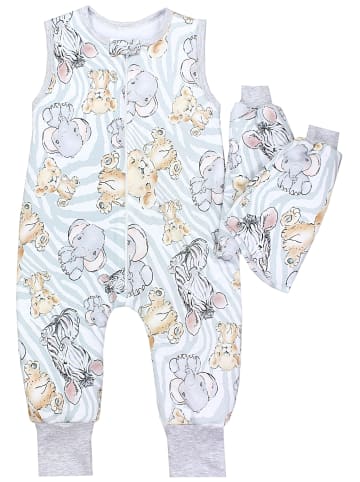 TupTam Baby Schlafsack mit Beinen und Ärmel ganzjährig in mehrfarbig Modell 1