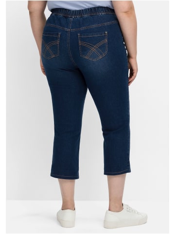 sheego Caprijeans in blue Denim