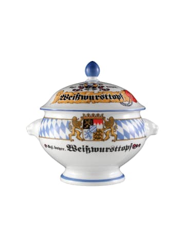 Seltmann Weiden Löwenkopfterrine mit Deckel Compact Bayern 2,1 l bunt in bunt