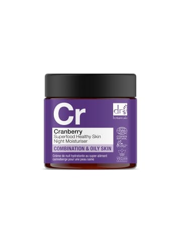 Dr Botanicals Cranberry Superfood Healthy Skin Night Moisturiser 2 - 60ml