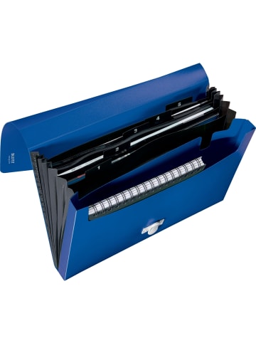 Leitz Projektmappe Recycle A4 PP 5 Fächer blau
