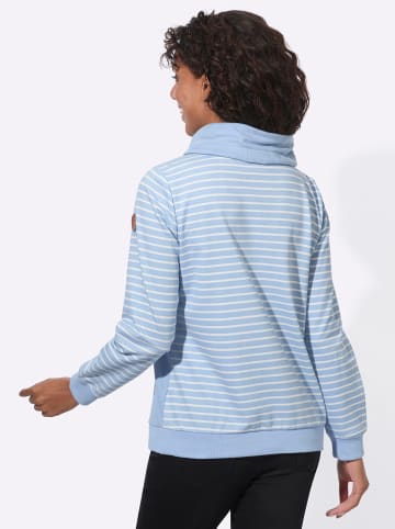 WITT WEIDEN Sweatshirt in eisblau-ecru