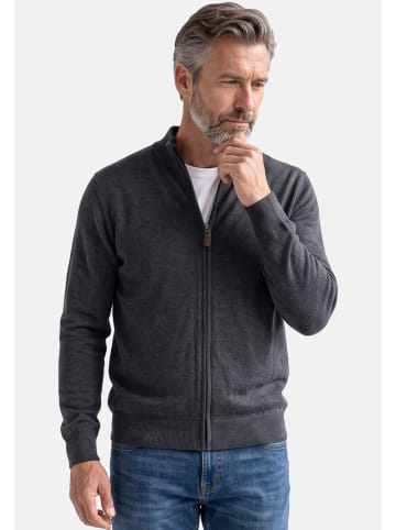 Redmond Strickjacke Basic in Dunkelgrau