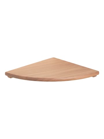 relaxdays Eckregal in Natur - (B)35 x (H)3 x (T)35 cm