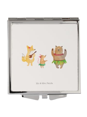 Mr. & Mrs. Panda Schminkspiegel Waldtiere Aloha ohne Spruch in Weiß