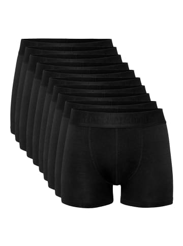 Resteröds Retro Short / Pant Bamboo in Schwarz