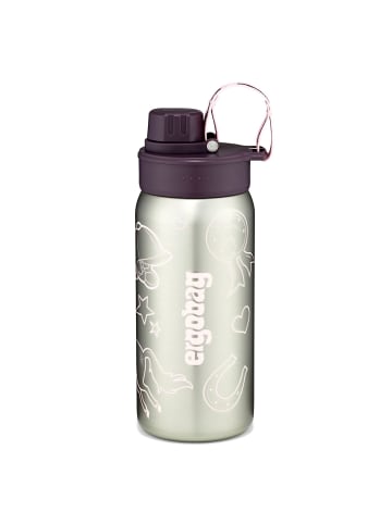 Ergobag Edelstahl Trinkflasche in lila