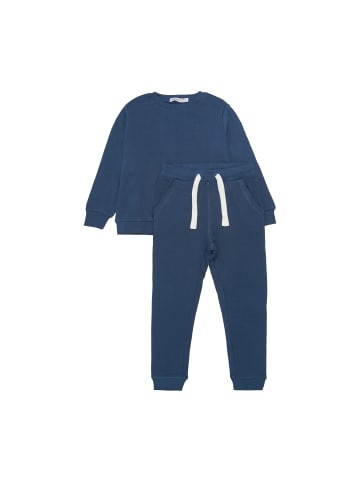 Minymo Langarmshirt & Hose MISweat Set (2-pcs) in blau