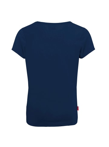 Trollkids Funktionsshirt Logo in navy/pink