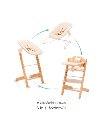 fillikid 3in1 Hochstuhl-Set Pia Swing ab Geburt bis in braun