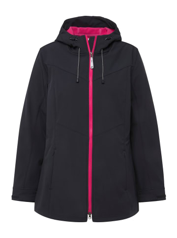 Ulla Popken Softshelljacke in marine