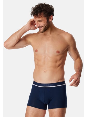 Schiesser Retro Short / Pant 95/5 Organic Cotton in Schwarz / Blau / Grau