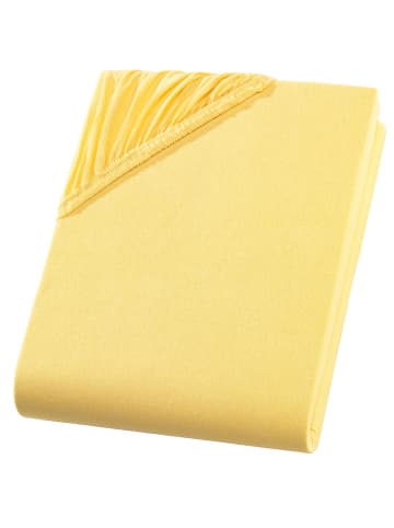 Carpe Sonno Jersey Spannbettlaken in Gelb