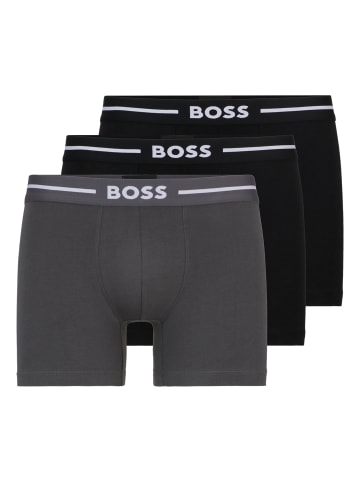 BOSS Boxershort 3er Pack in Schwarz/Grau