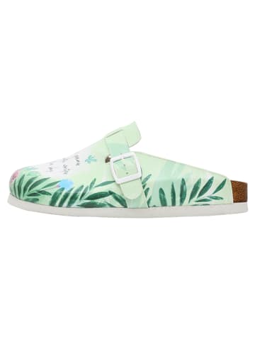 Dogo Comfie Hausschuhe - Trees are Poems 41 in Grün