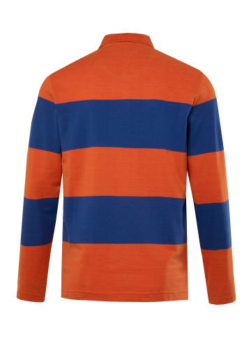 Men Plus Poloshirt in kürbis