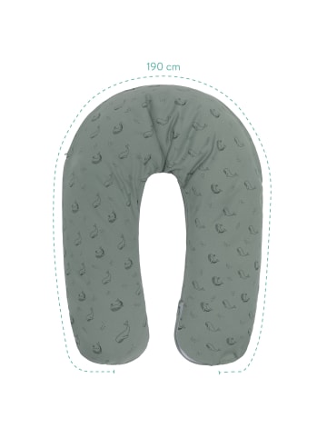 fillikid Stillkissen EPS Mikroperlen 190 cm Exklusiv in Wal Grün