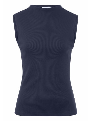 Hessnatur Rib Top Slim in marine