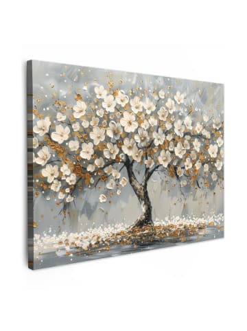 MuchoWow Leinwand bilder Weißer Baum (BxH)