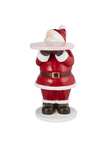 Butlers Deko Santa X-MAS mit Tablett in Rot