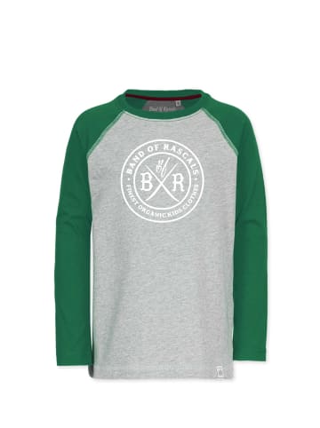 Band of Rascals Longsleeve " Circle Raglan " in grün