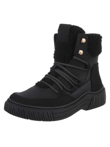 Ital-Design Stiefelette in Schwarz