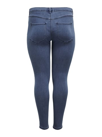 ONLY Carmakoma Skinny Jeans in Medium Blue Denim