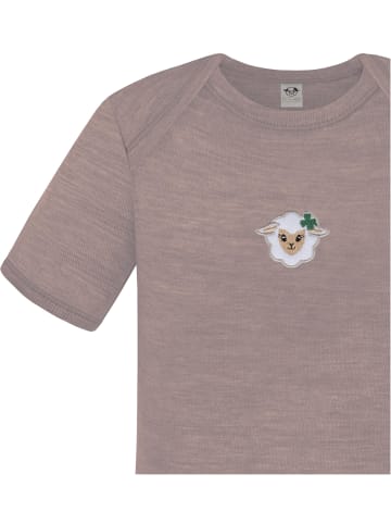 Normani Outdoor Sports 2er Set Baby Merino Body Kurzarm Tauranga in Rosa