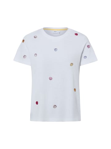 NÜMPH T-Shirt NUShellpa in weiß mehrfarbig