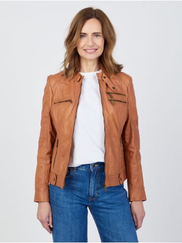 JCC Lederjacke Sirpa in dark cognac