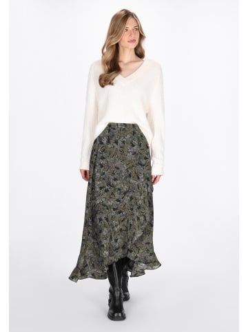 DreiMaster Women Skirt in black flower