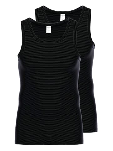 Ammann Unterhemd / Tanktop Cotton & More in Schwarz