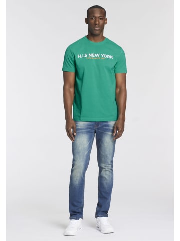 H.I.S. T-Shirt in grün