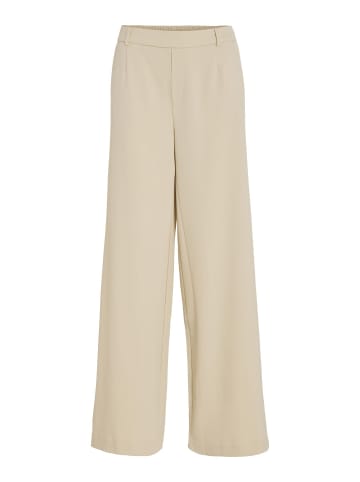 Vila Wide Leg Hose in Sandshell