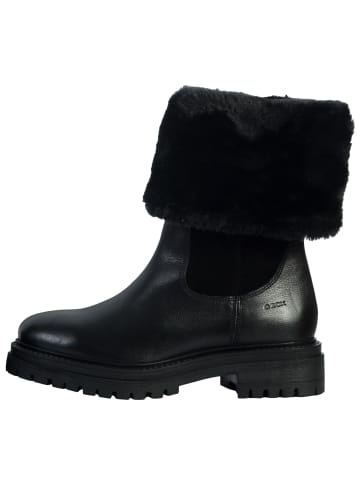 Geox Iridea-Lederstiefel Schwarz