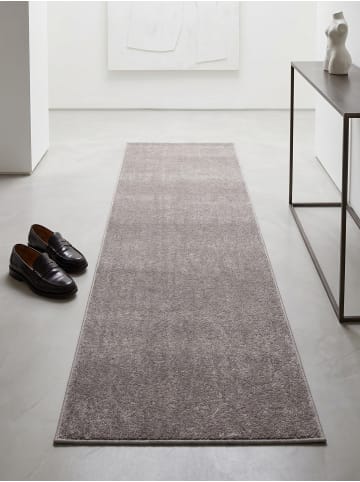 KADIMA DESIGN Teppich Kurzflor Waschbar Einfarbig MAIN Strapazierfähig OEKO-TEX in Beige