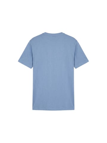 Hellblau Baumwolle Herren T-Shirt