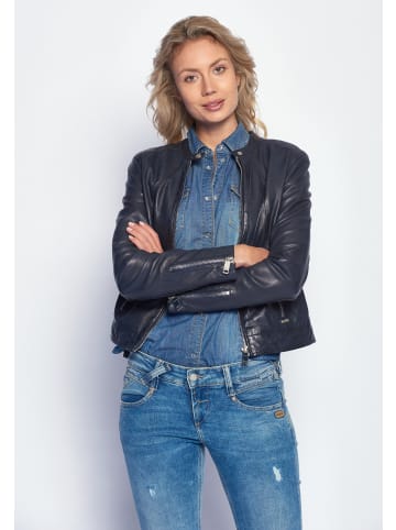 Maze Lederjacke 183Grenada in navy