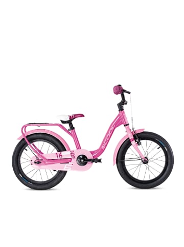 S'COOL Kinderfahrrad -  niXe 16 Zoll 1-Gang - Pink/Baby Pink