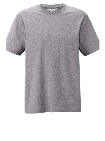 Men Plus Kurzarm T-Shirt in grau