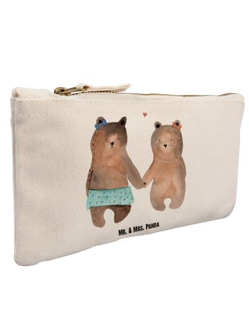 Mr. & Mrs. Panda Schminktasche Bär Freundin ohne Spruch in Weiß