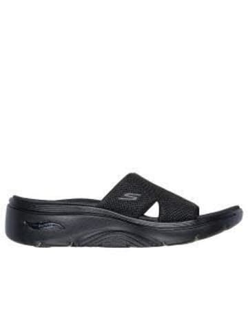 Skechers Damen Pantoletten GO WALK ARCH FIT 2.0 SAND - DAKOTA in Schwarz