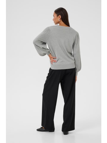 Kaffe Strickpullover KAlone Regular fit in Light Grey Melange