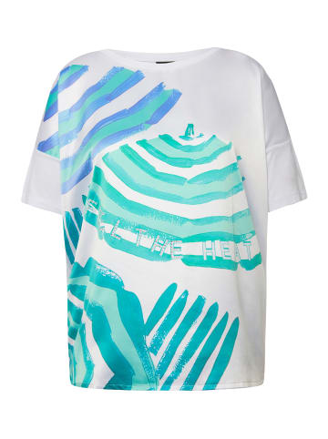 Ulla Popken Shirt in schneeweiß