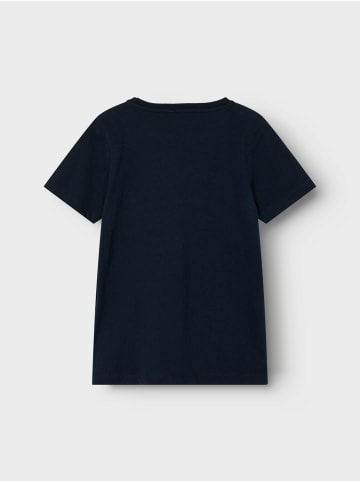 name it T-Shirt 2er-Set Kurzarm Rundhals Regular Fit Print in Dunkelblau-2