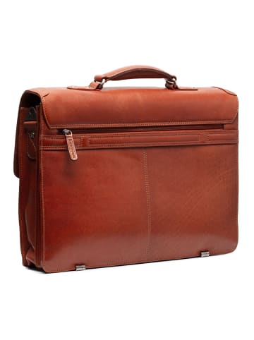 The Chesterfield Brand Salvatore Aktentaschen Messenger Leder 42 cm Laptopfach in cognac