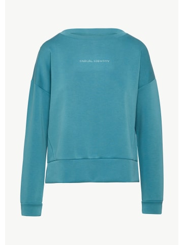 comma Sweatshirt in 6350_türkisblau